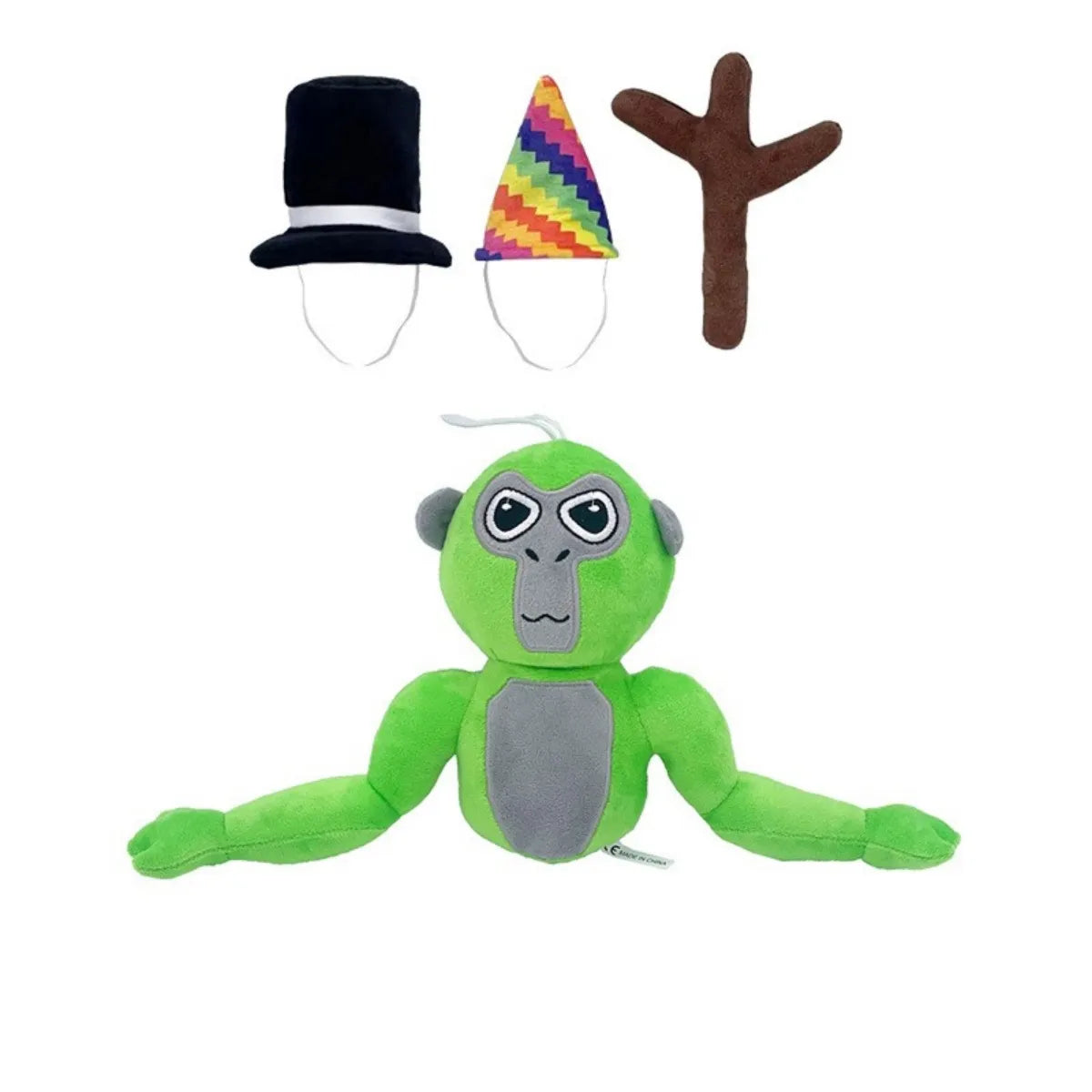 Bunte Gorilla-Plüschfigur – FunkyGorilla