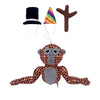 Bunte Gorilla-Plüschfigur – FunkyGorilla