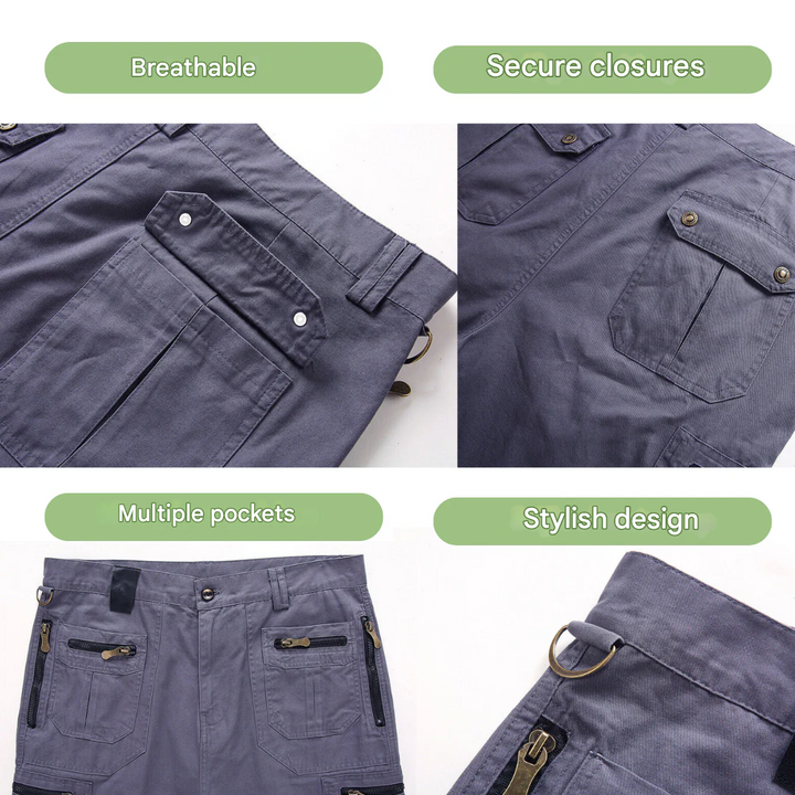 Schnelltrocknende Outdoor-Cargoshorts für Herren – TrailFlex