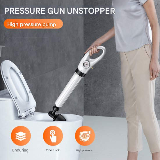 Luftdruckentstopfer (Verstellbar 1–8 bar) - BlastAir