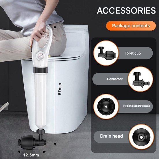 Luftdruckentstopfer (Verstellbar 1–8 bar) - BlastAir