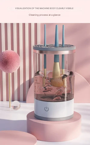 Automatic Makeup Brush Cleaner – Brusha