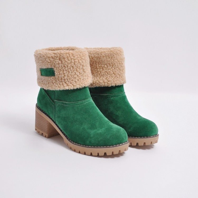 Gefütterte Winterstiefel mit Absatz - Sophia Winterboots