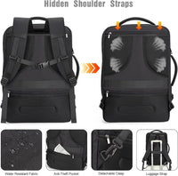 40L Wasserdichter Reise-Laptop-Rucksack mit USB-Anschluss & Diebstahlschutz – AeroPack