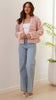Luxuriöse Damen-Crop-Jacke – Veloura