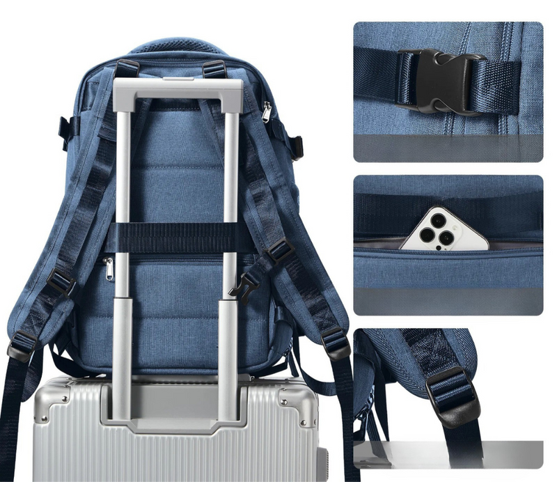 Kompakter Unisex-Reiserucksack