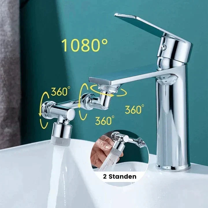 360° Drehbarer Universeller Wasserhahn - FlexiFlow