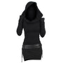 Lässiges & Bequemes Kapuzenkleid mit Langarm – Selina