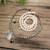 Labradorit, Jade und Amethyst Mala – Seraphine