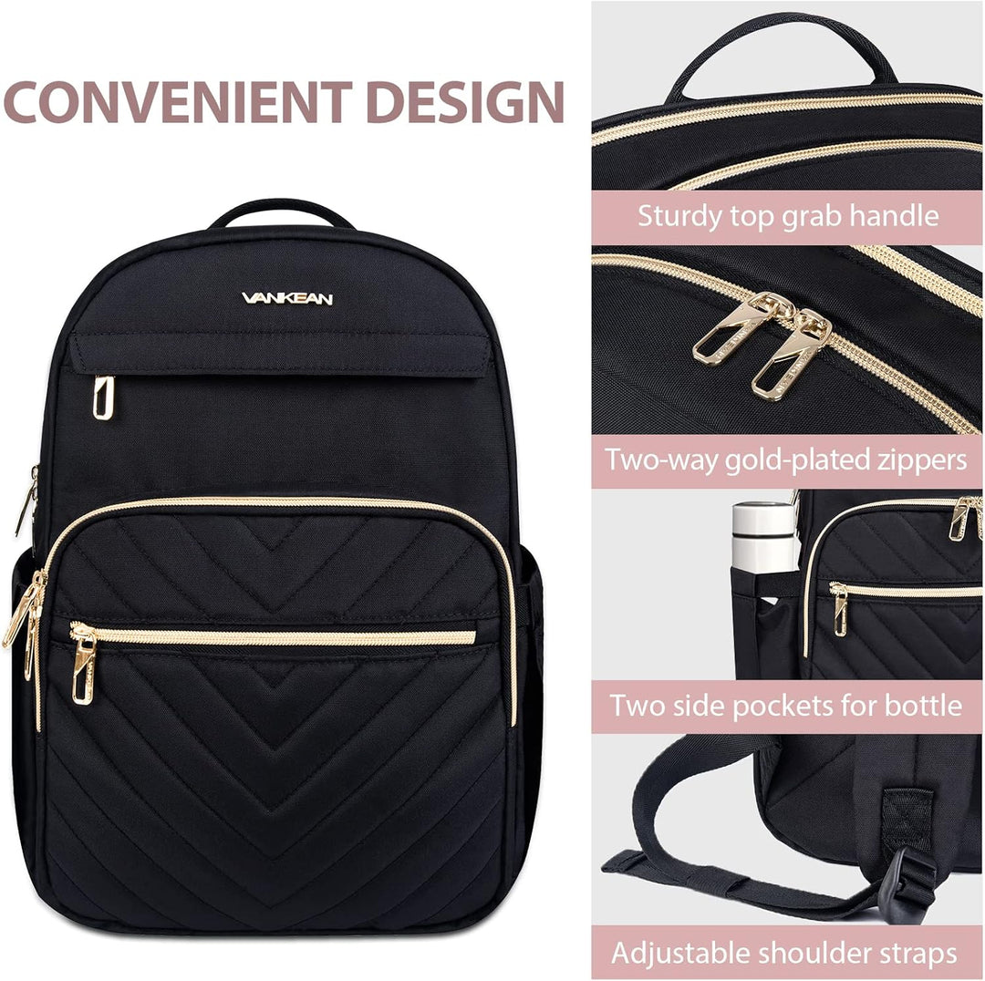 Leichter Wasserdichter Laptop-Rucksack mit USB-Anschluss – 15,6" kompatibel