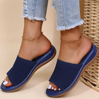 Atmungsaktive Damen Mesh-Hausschuhe mit Fußbett – Liora