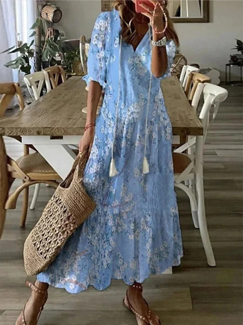 Langes Boho-Kleid - Luna