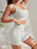 Zweiteiliges Damen Fitness-Set mit Shorts & Sport-Top – Sienna