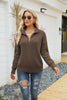 Gestrickter Halfzip-Pullover - Sienna