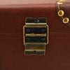 Vintage Leder-Overnight-Handgepäckkoffer mit Legierungsschloss – Heritage Braun