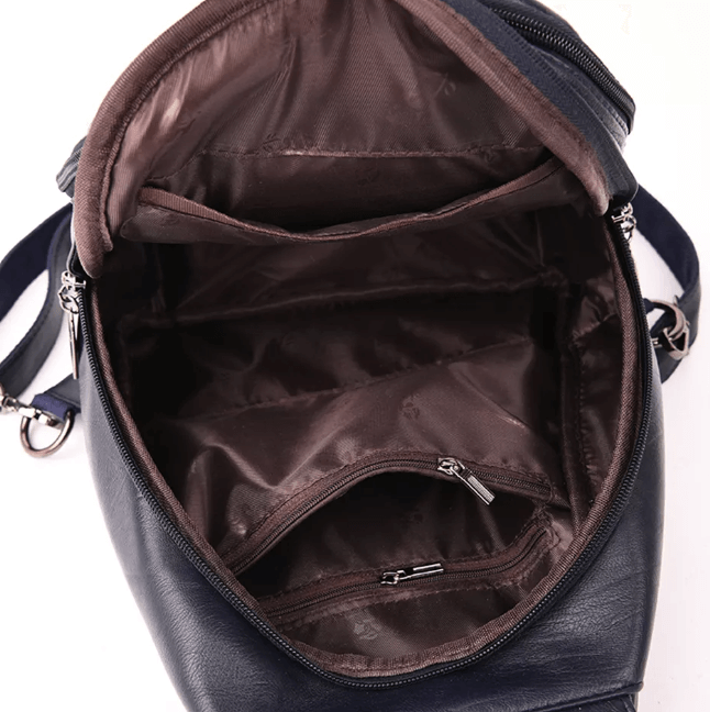Premium wasserdichter Lederrucksack für Damen
