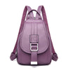 Premium wasserdichter Lederrucksack für Damen