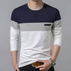 Herren Strickpullover mit Streifen und Colourblock-Design – Matteo