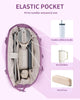 Gepolsterte Puffer Tote mit Becherhalter und Laptopfach für Reisen und Arbeit