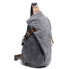 Wasserabweisende Canvas-Umhängetasche mit Anti-Diebstahlfach – MultiWear
