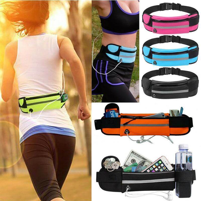 Wasserbeständiger Laufgürtel – 1+1 GRATIS Fitness- und Reistasche