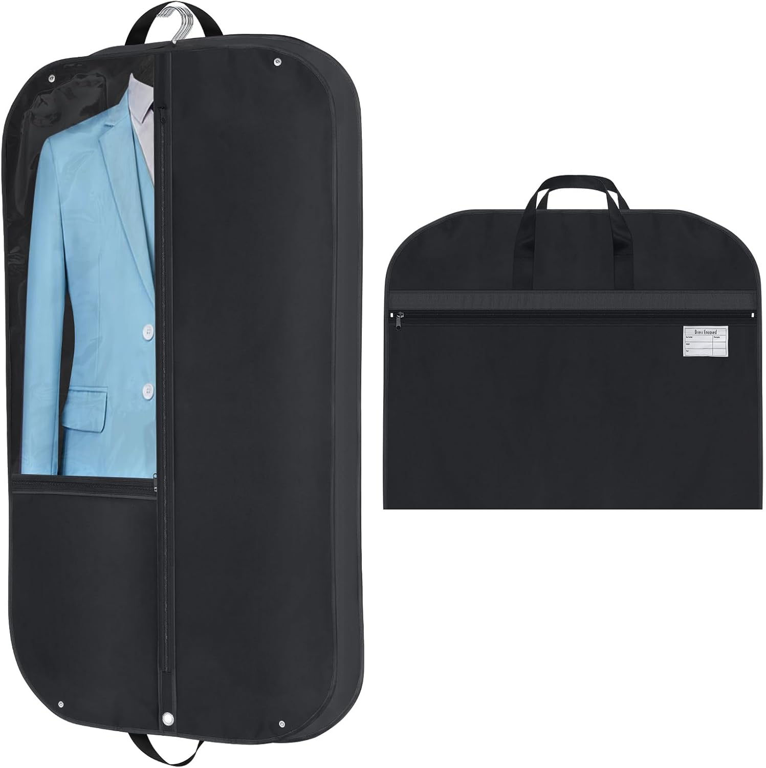 Wasserdichte Oxford-Kleidertasche – Anzughülle mit Seitenfalte und Taschen (Kaufe 1, Erhalte 1 GRATIS)