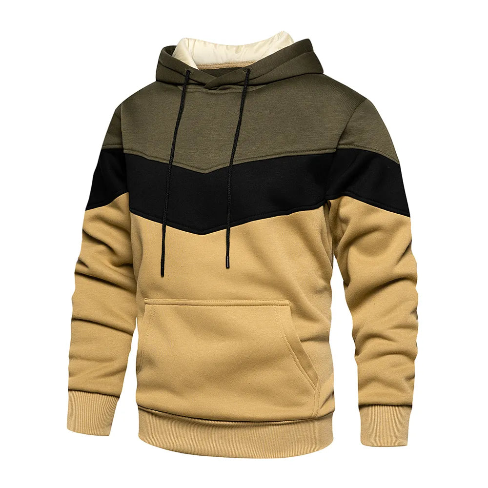 Patchwork-Hoodie | Warme Fleece-Streetwear