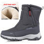 Halbhohe Schneestiefel | Warme Winterstiefel