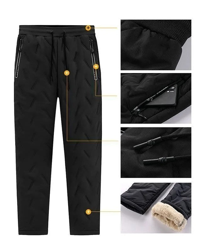 Jasper Plus Size Winter Flex Sweatpants | Fleece Sweatpants
