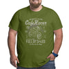 Niek Füll Trottel Motorrad-Top | Plus Größe Vintage-T-Shirt