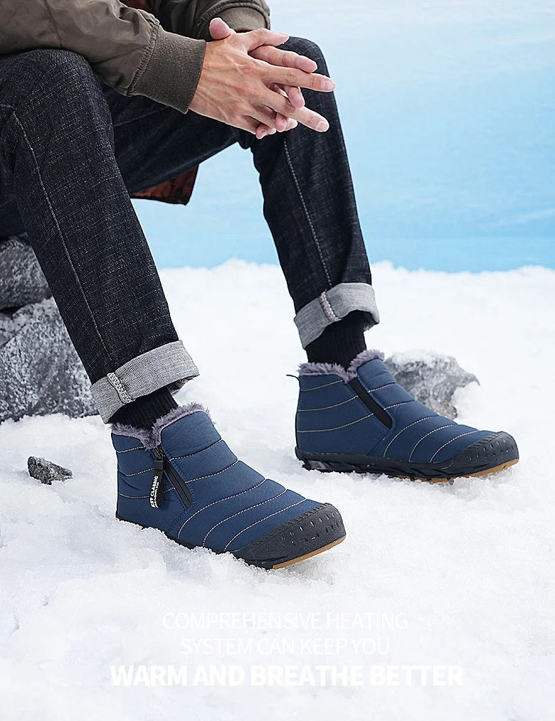 Trockene Stiefel | Wasserdichte knöchellange Schneestiefel