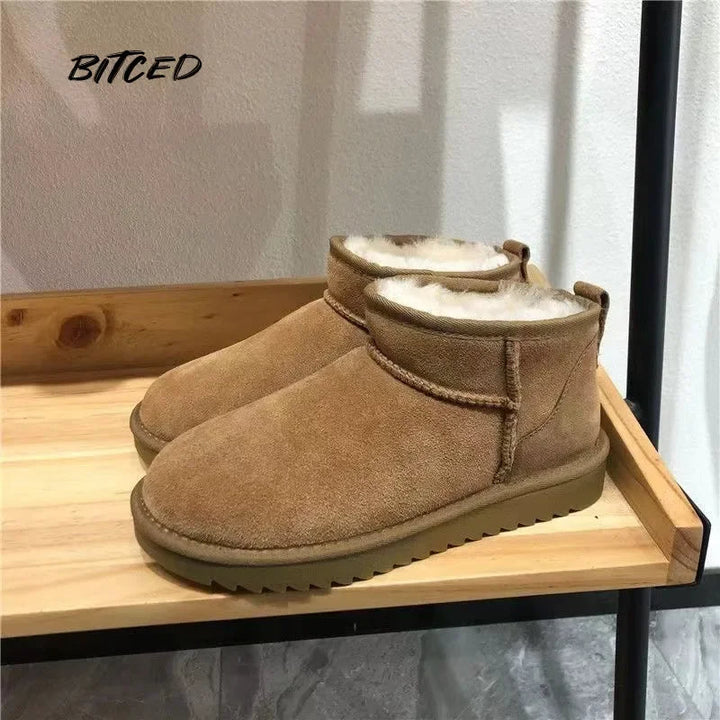 Schafstiefel | Tief geschnittene Winter wärmer