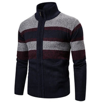 Nolan Winterweste | Gestreifter Slim-Fit-Cardigan