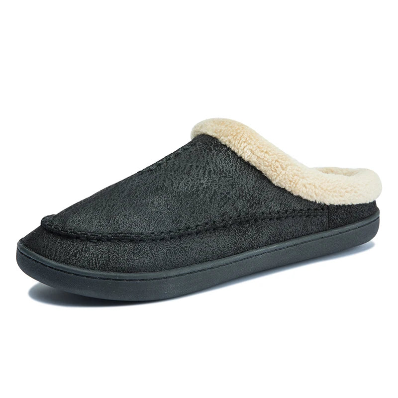 Wildleder-Slipper | Ultra bequeme Hausschuhe