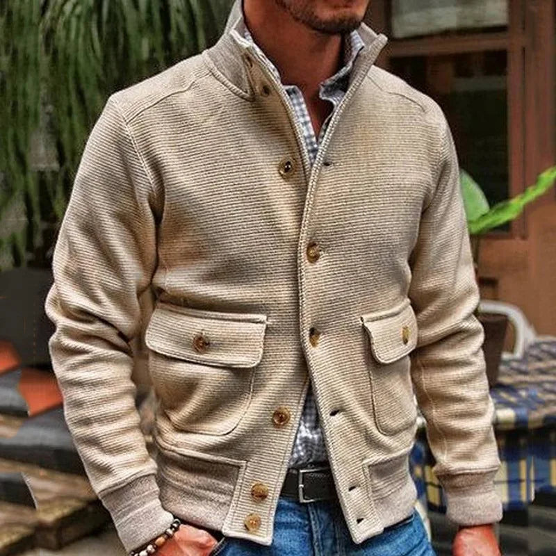 Sander Weste | Trendiger Cardigan mit praktischen Taschen