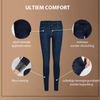 Denim-Leggings mit Fleece-Futter - Fiadora