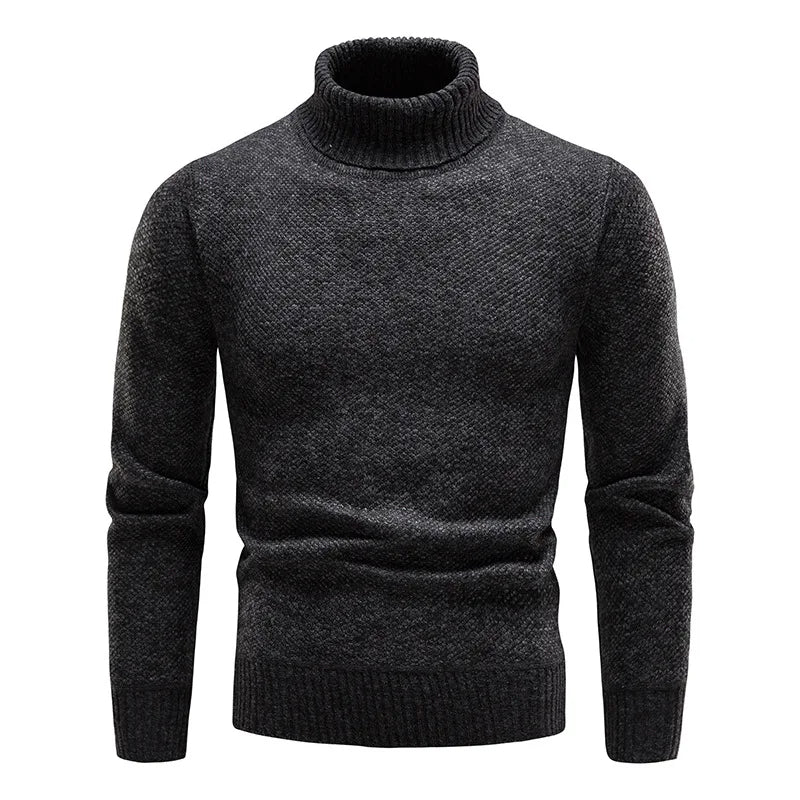 Paul Wooly Rollkragenpullover | Warmer gestrickter Rollkragenpullover