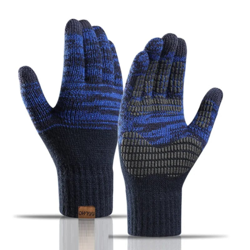 dicke Outdoor-Handschuhe | Gestrickte Touchscreen-Handschuhe