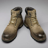 Leder-Winterschuhe | Echte Winter wärmer