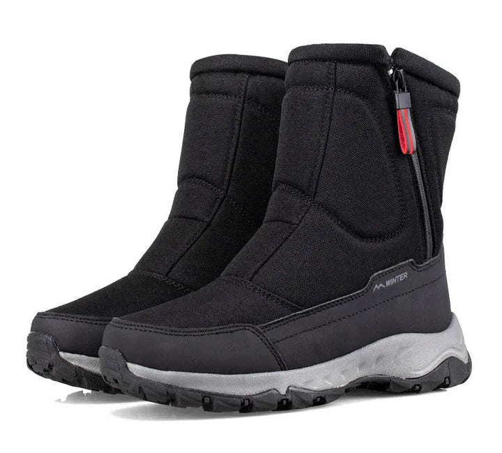 Halbhohe Schneestiefel | Warme Winterstiefel