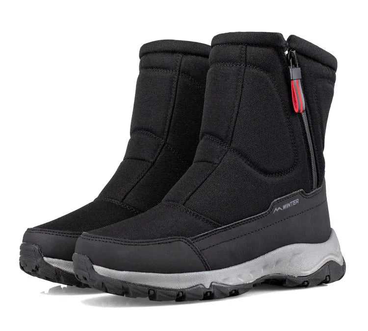 Halbhohe Schneestiefel | Warme Winterstiefel