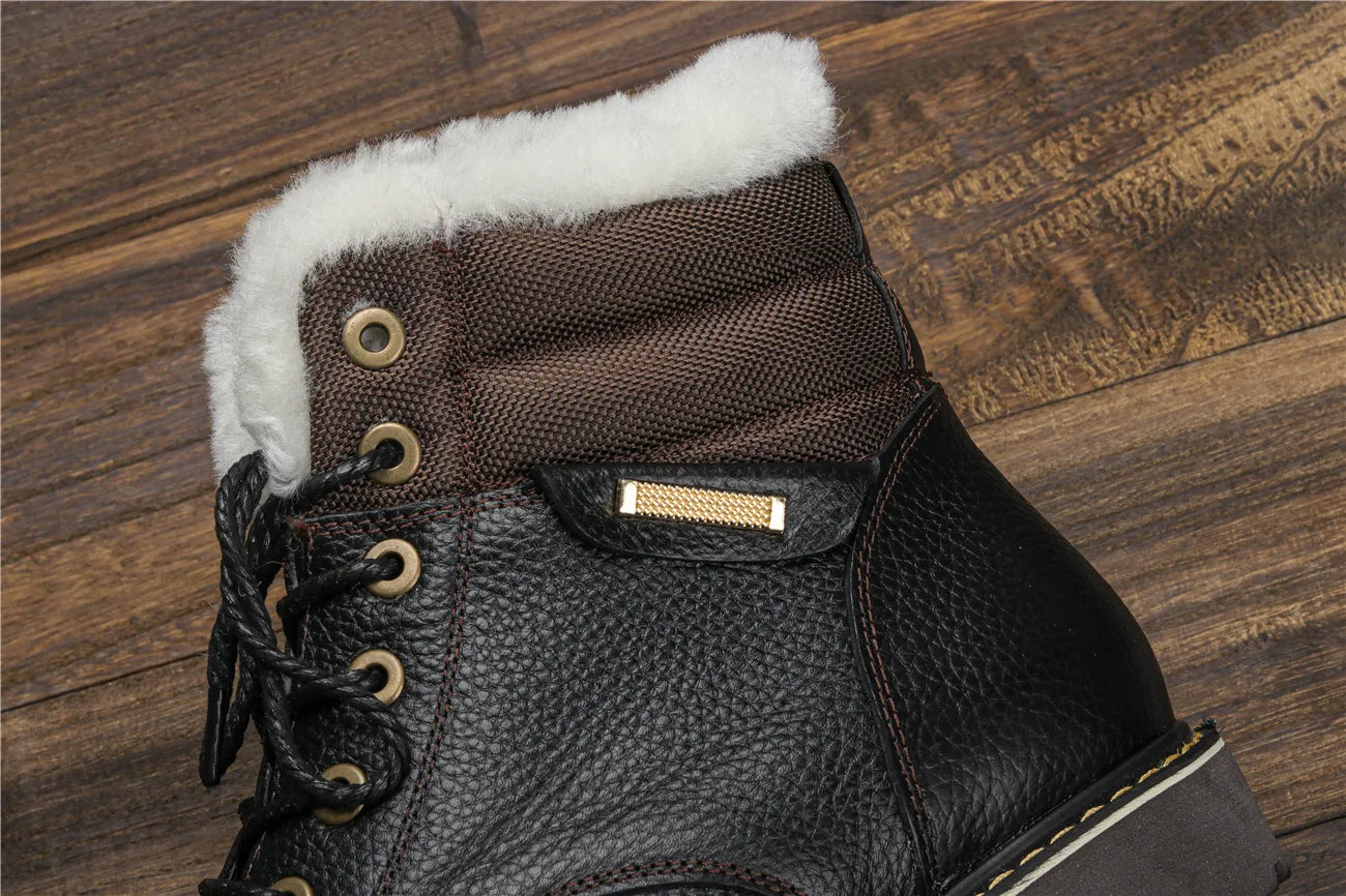 Winterstiefel aus Leder | Mit herrlich warmem Wollfutter