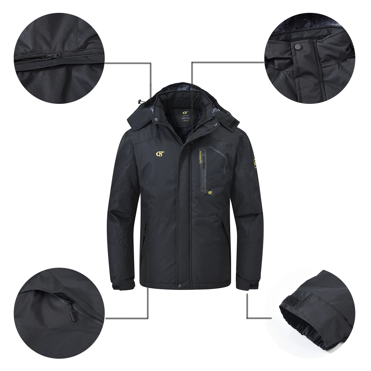 Schnee-Krieger-Jacke | Wasserdichte Snowboardjacke