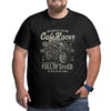 Niek Füll Trottel Motorrad-Top | Plus Größe Vintage-T-Shirt