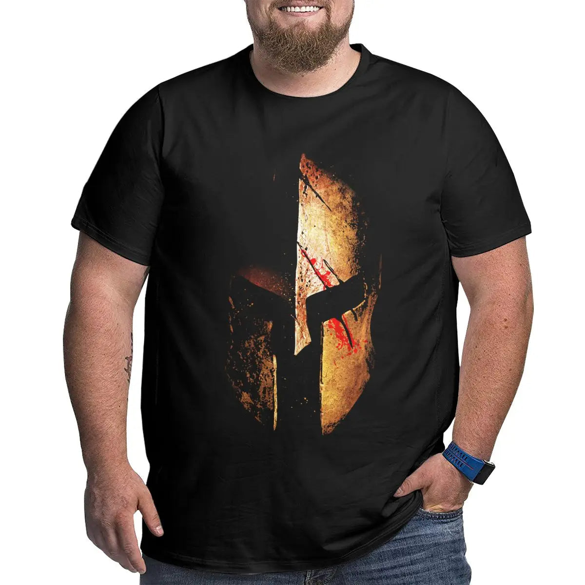 Jelmer Baumwoll-T-Shirt Vintage Sparta | Große Größen T-shirt