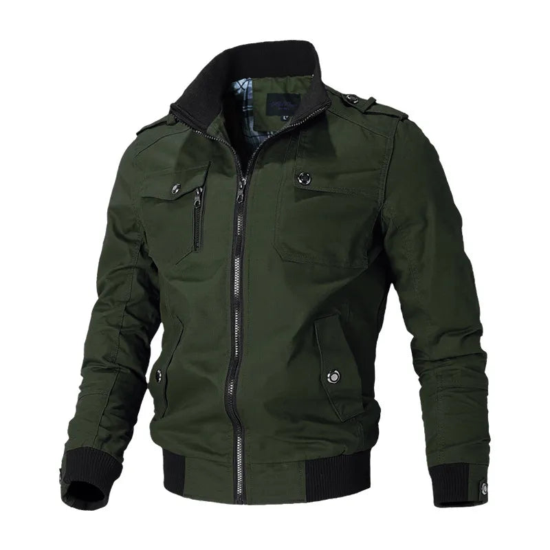 Slim Fit Windjacke | Militärstil für jeden Tag