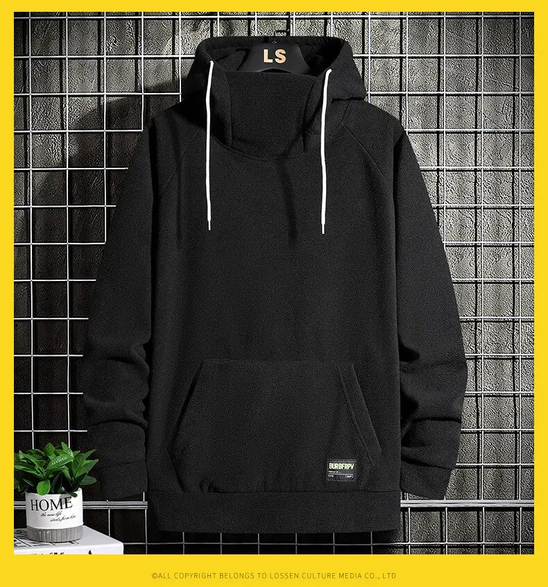 Straßen Hoodie | Übergroßer warmer Kapuzenpullover