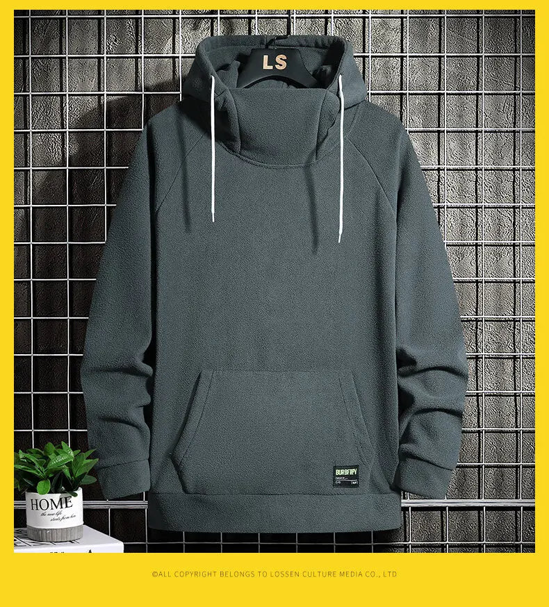 Straßen Hoodie | Übergroßer warmer Kapuzenpullover