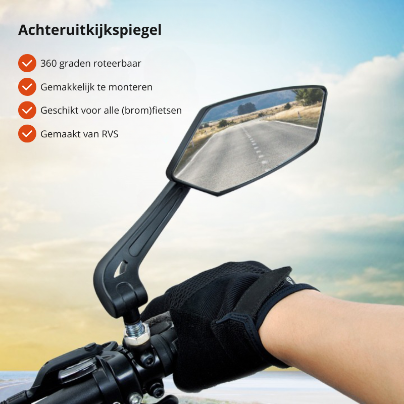 FlexiView | Der unverzichtbare (Moped-)Fahrradspiegel für sicheres Fahren