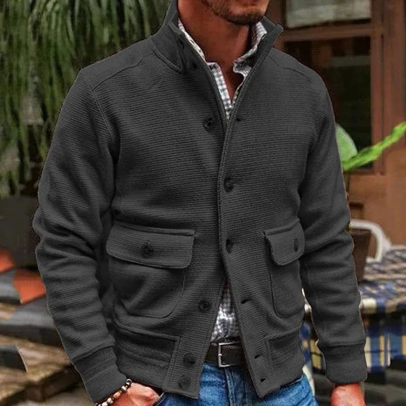 Sander Weste | Trendiger Cardigan mit praktischen Taschen